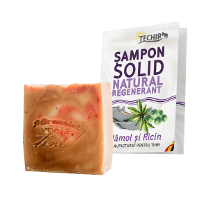 SAMPON NATURAL SOLID REGENERANT CU NAMOL SI RICIN