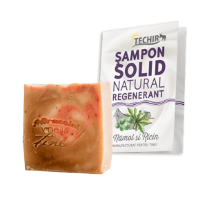 SAMPON NATURAL SOLID REGENERANT CU NAMOL SI RICIN - imagine 2