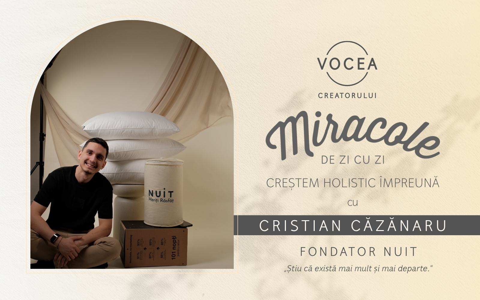 You are currently viewing „Știu că există mai mult și mai departe”: Interviu cu Cristian Căzănaru, fondator NUIT