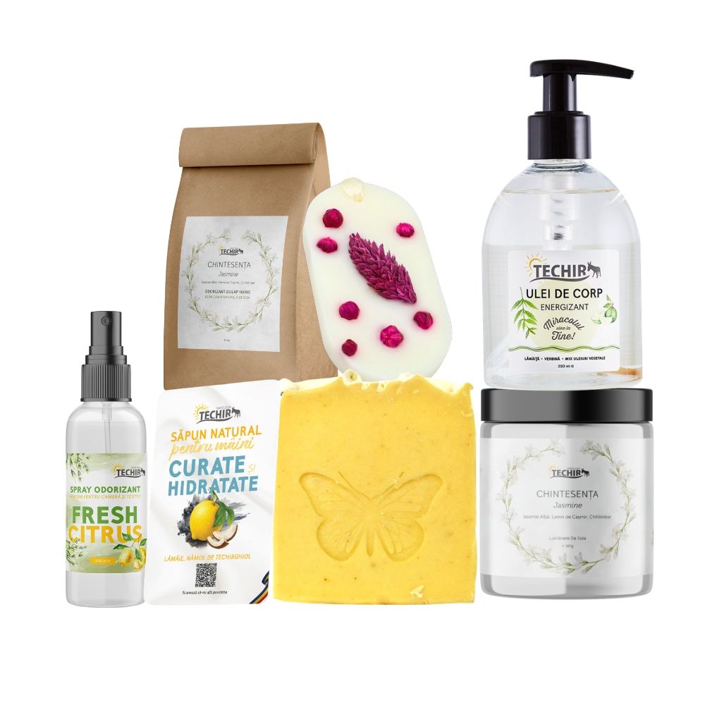 Set energizant de primăvară cu iasomie și citrice