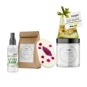 Set „Ploaie de primăvară” cu iasomie și mentă