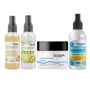 Kit Travel Auto cu citrice și vanilie