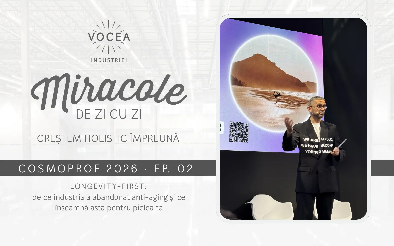 You are currently viewing Cosmoprof 2026 ep. 02 | Longevity-first: de ce industria a abandonat anti-aging și ce înseamnă pentru pielea ta