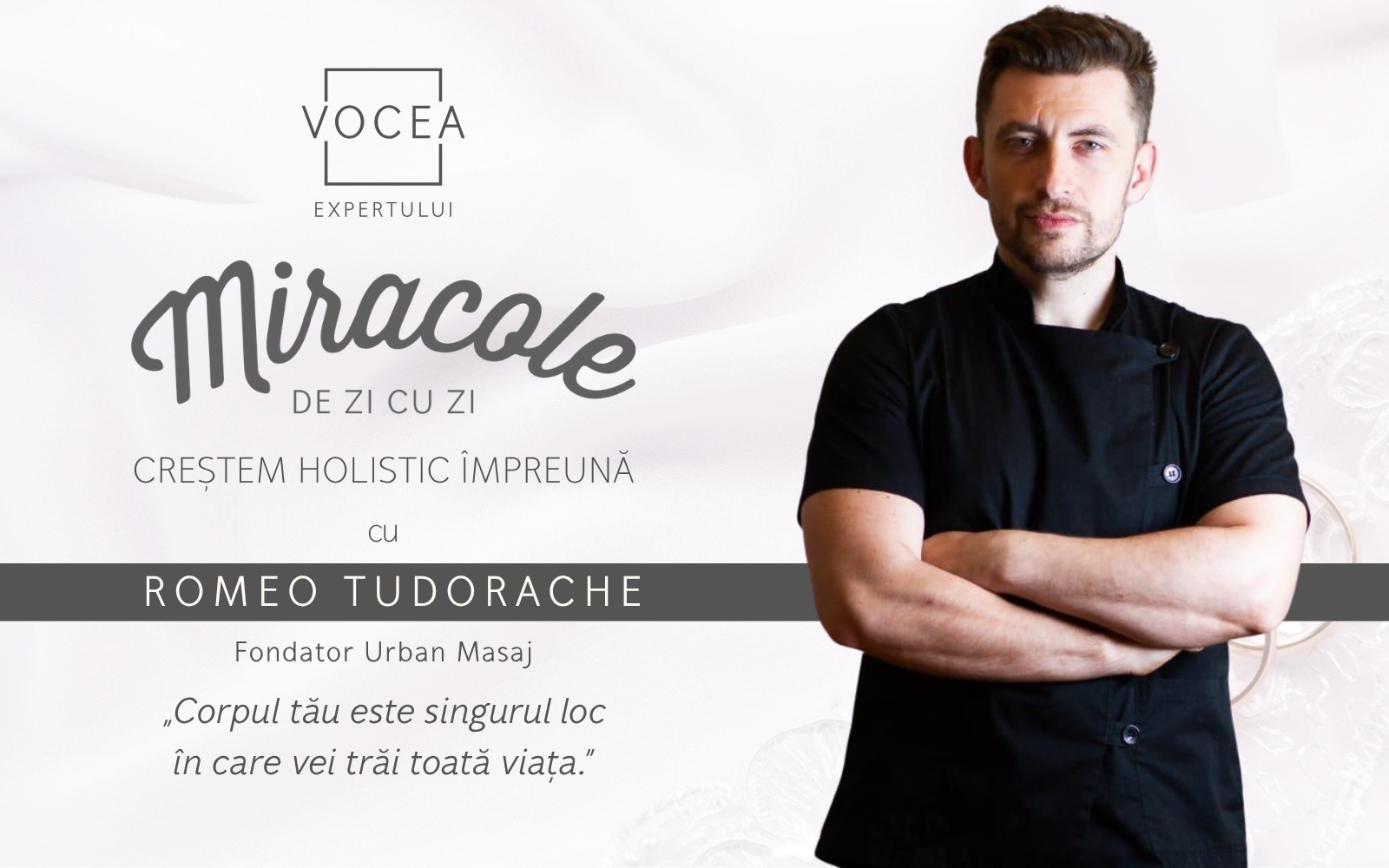 You are currently viewing „Corpul tău este singurul loc în care vei trăi toată viața”: interviu cu Romeo Tudorache, fondator Urban Masaj